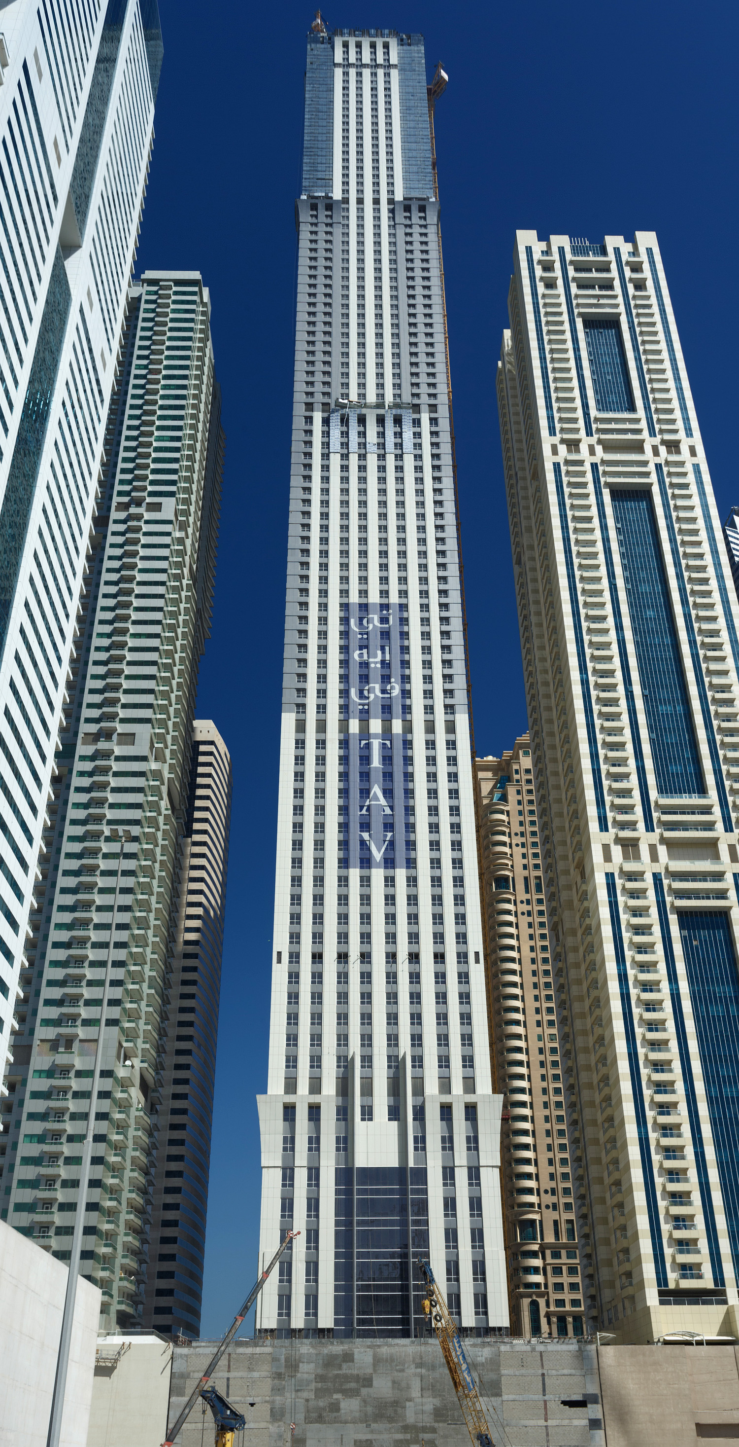 Marina 101, Dubai - During construction. © Mathias Beinling